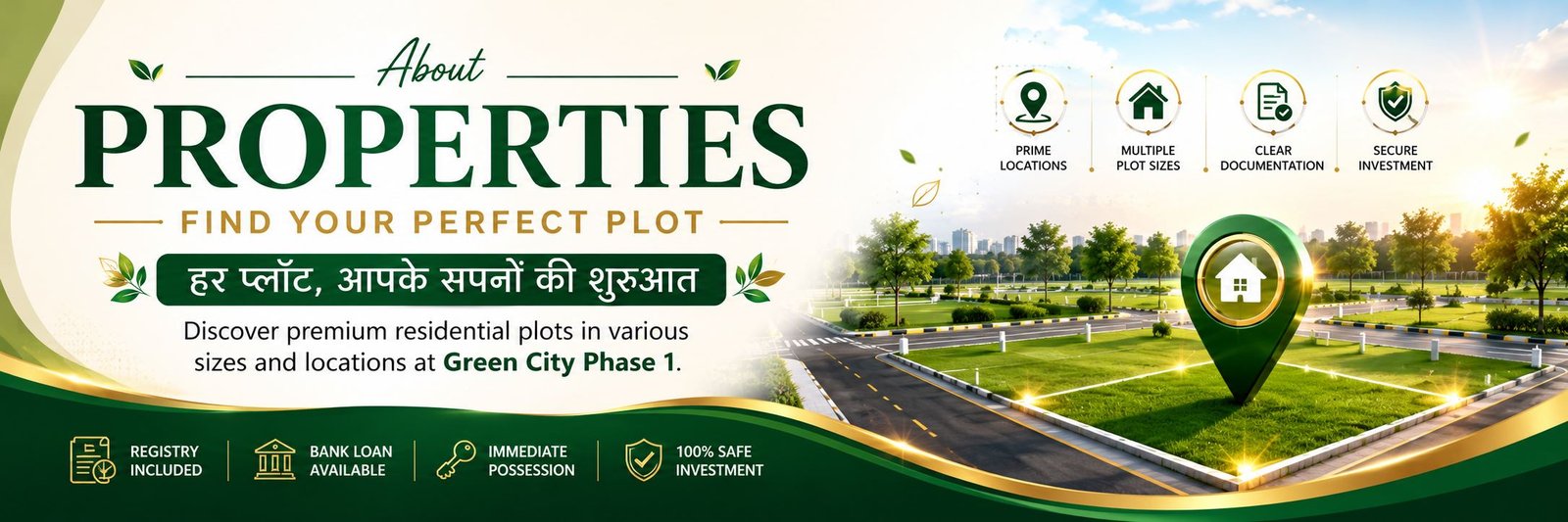 Properties & Pricing - Residential Plots